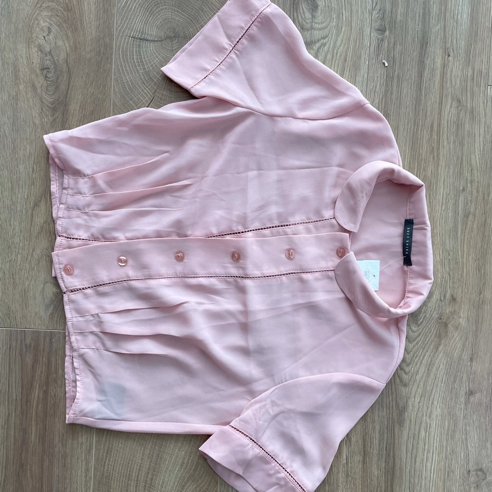 Suzy Shier Pink Blouse